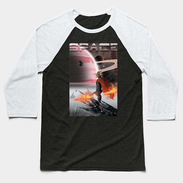 Space Baseball T-Shirt by kostjuk